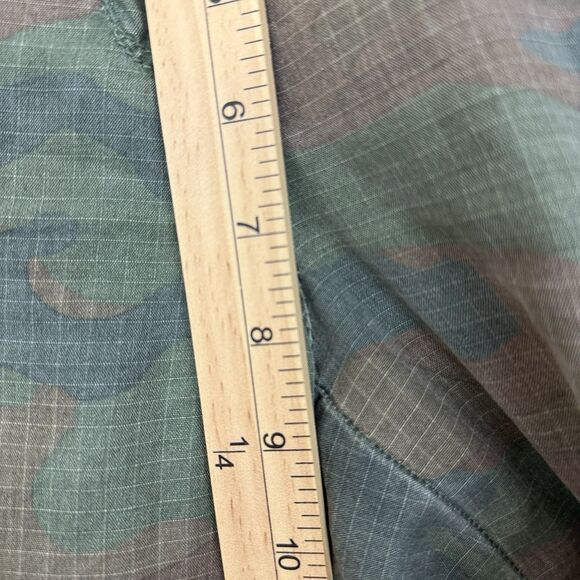 Da-Nang Camo Cargo Pants Embroidered Womens Sz Small Silk Cotton Straight Leg - Picture 15 of 16